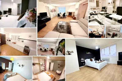 Cuisine ou kitchenette dans l'établissement Pause entre deux Meaux ► Proche Disneyland Paris ► WiFi ► Netflix ► 24/24h