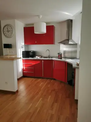 Cuisine ou kitchenette dans l'établissement Chez Arnauld