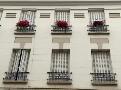 Balcon ou terrasse dans l'établissement Le Lys