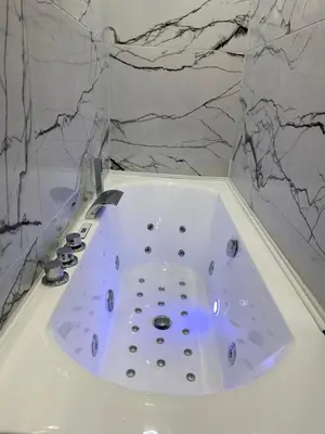 Salle de bains dans l'établissement Reims Detente
