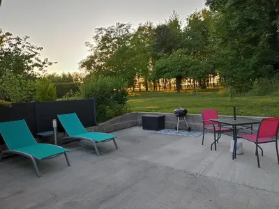 Jardin de l'établissement Gîte Nature et détente