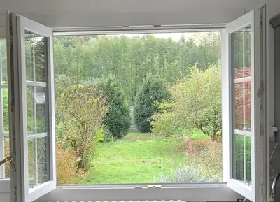 Jardin de l'établissement Au bord du Vilpion