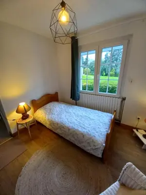 Un ou plusieurs lits dans un hébergement de l'établissement Au bord du Vilpion