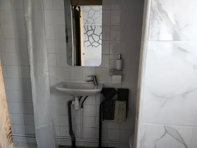 Salle de bains dans l'établissement Studio, pas de collocation possible