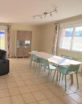 Cuisine ou kitchenette dans l'établissement Maison avec véranda - Gîte de l'Arbrisseau