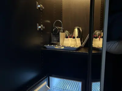Plateau bouilloire dans l'établissement Bella Vita