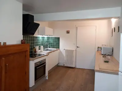 Cuisine ou kitchenette dans l'établissement Bulle d'Ardenne