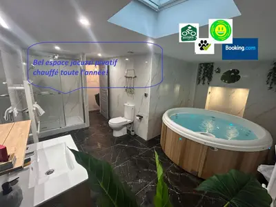 Plan de l'établissement Bel appart stylé avec jacuzzi
