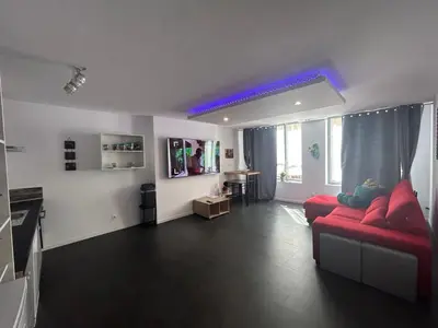 Plan de l'établissement Bel appart stylé avec jacuzzi