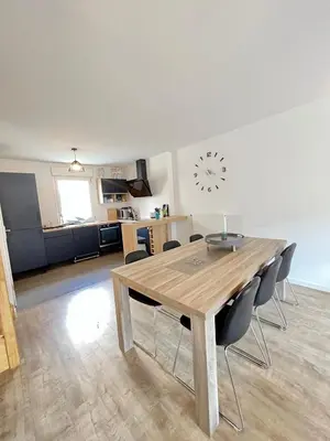 Cuisine ou kitchenette dans l'établissement Amsterdam - Bel appartement