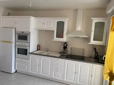 Cuisine ou kitchenette dans l'établissement Appartement Avenue de Champagne