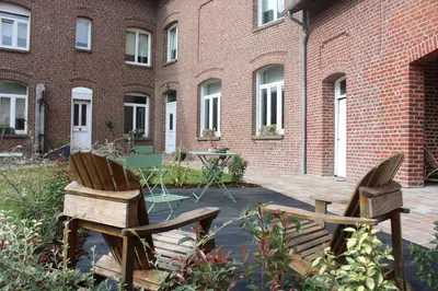 Jardin de l'établissement Un air de campagne à Baudival