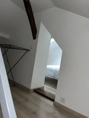 Un ou plusieurs lits dans un hébergement de l'établissement Appartement Centre-ville