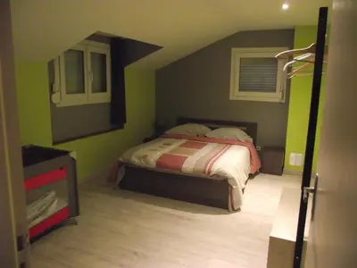 Un ou plusieurs lits dans un hébergement de l'établissement Maison chez DANETTE