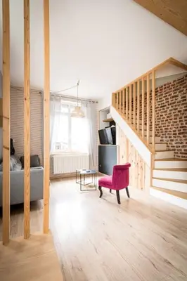 Coin salon dans l'établissement La Longère Gasiaquoise